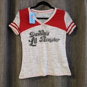 Daddy's Little Monster Ringer Tee